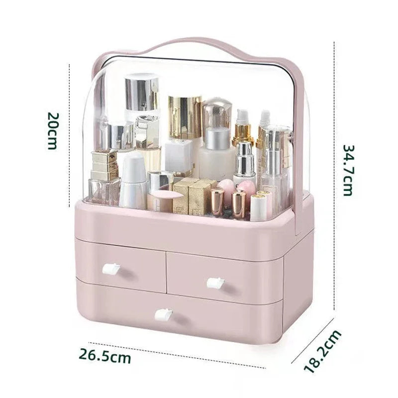 Organisateur Maquillage Luxe Transparent