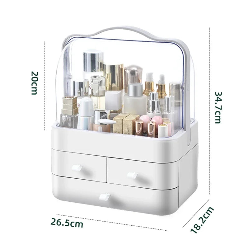 Organisateur Maquillage Luxe Transparent